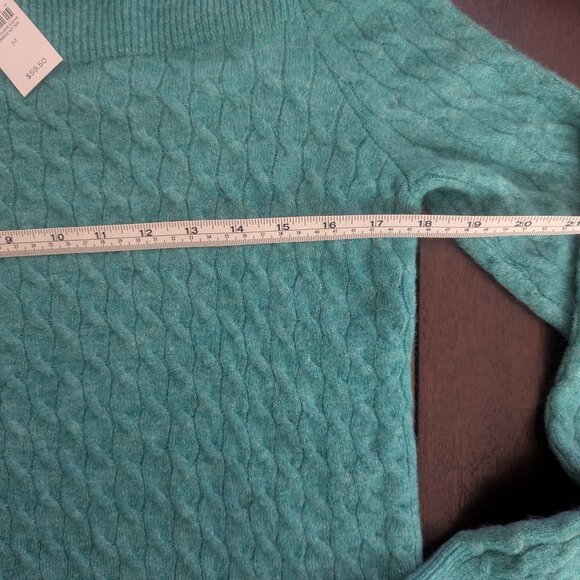 LOFT Sweater Boatneck Teal Size Medium Soft and Cozy! - Picture 7 of 7